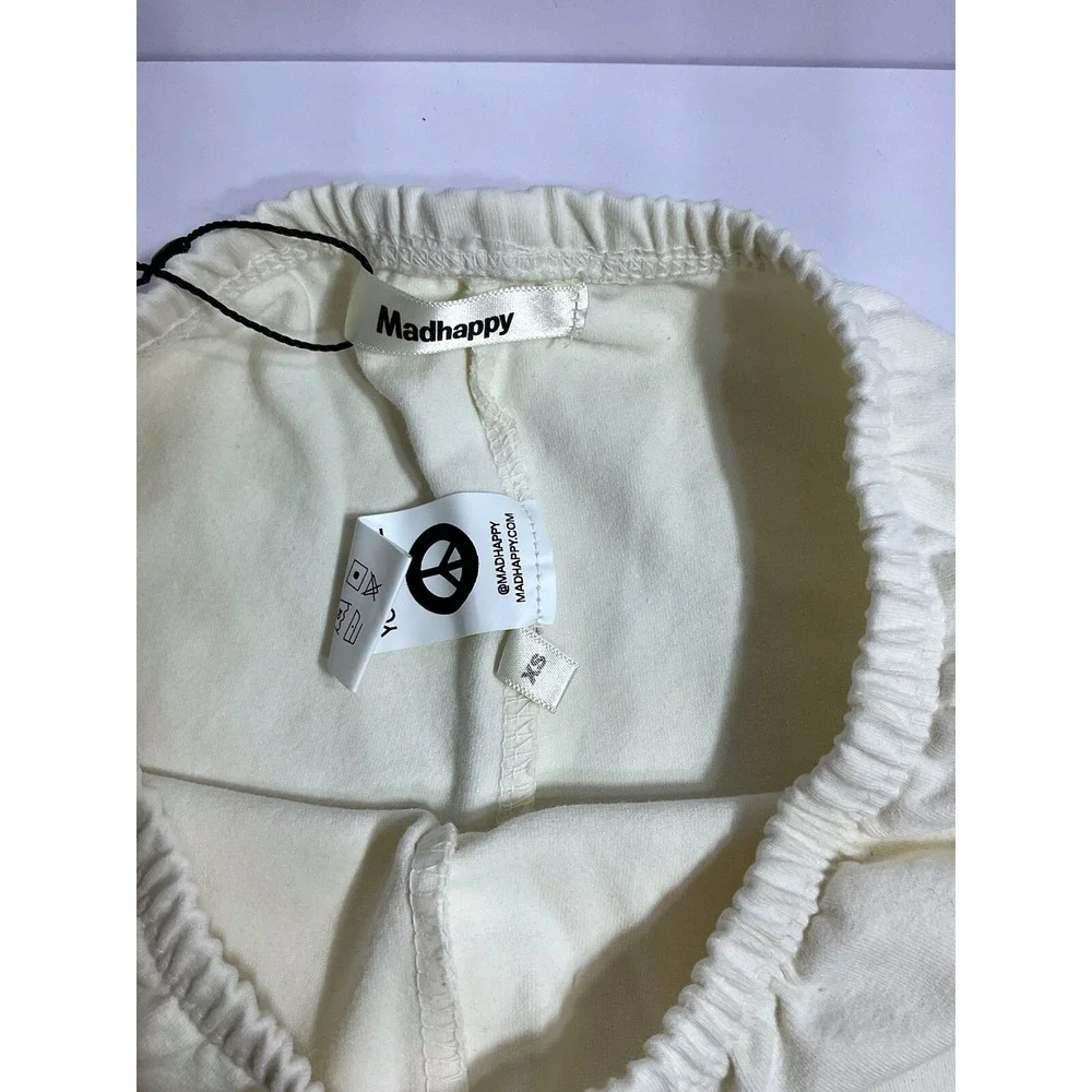 Madhappy LORA Cream Biker Shorts Size Extra Small XS Cycling Local Optimist‎ NWT